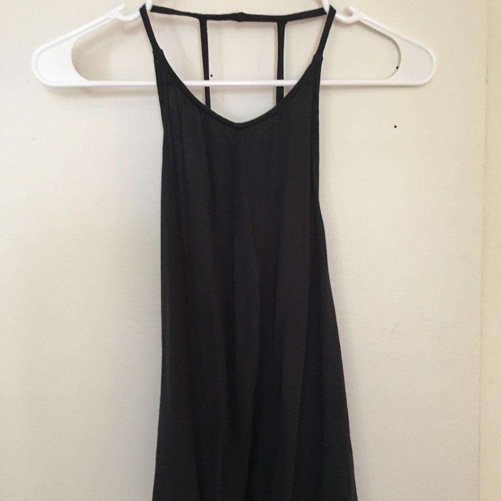 Cute halter tank with open back!